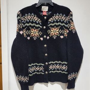 Susan Bristol Pure New Wool Cardigan